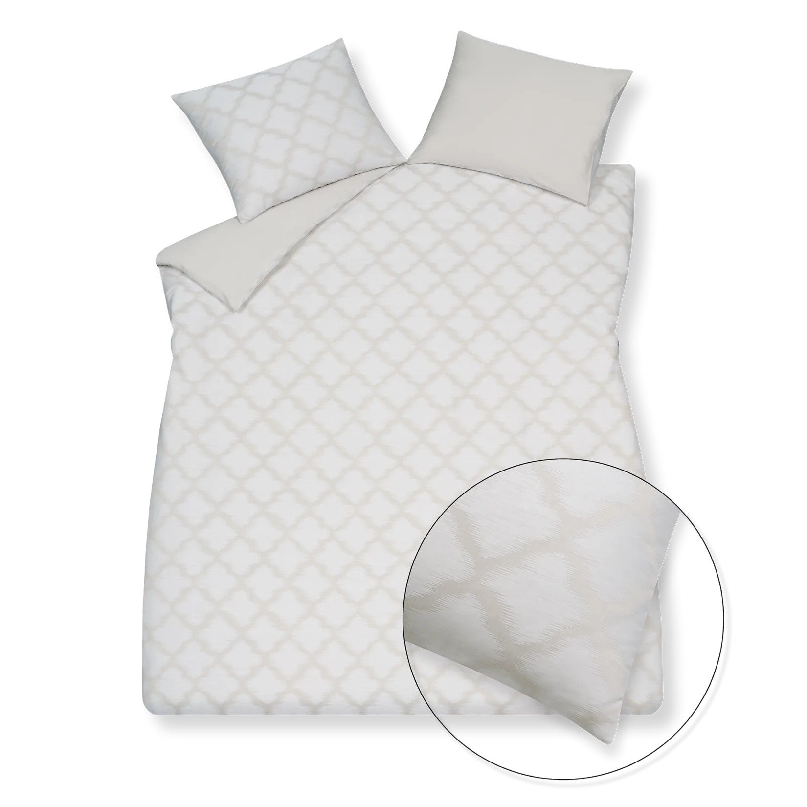 Dekbedovertrek - PURITY NAPOLI Lits-jumeaux 240x200/220 - Cream tan