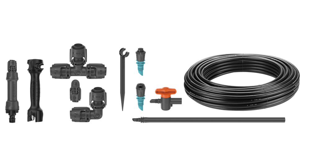 Micro-Drip Bewatering Set - Moestuin/Bloembed (60M2)