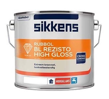 Houtlak - Rubbol bl rezisto high gloss 2,5 liter - W05