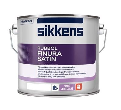 Houtlak - Rubbol finura satin 2,5 liter - N00