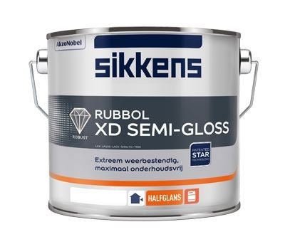 Houtlak - Rubbol XD Halfglans 2,5 liter - Wit/W05