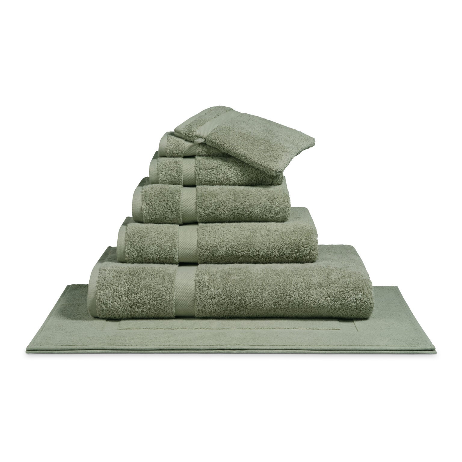 Handdoek Ranger 55x100cm - Smoke green