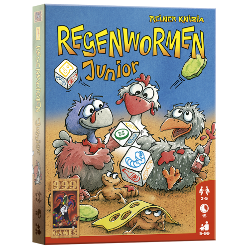 Regenwormen Junior (A13) - Dobbelspel