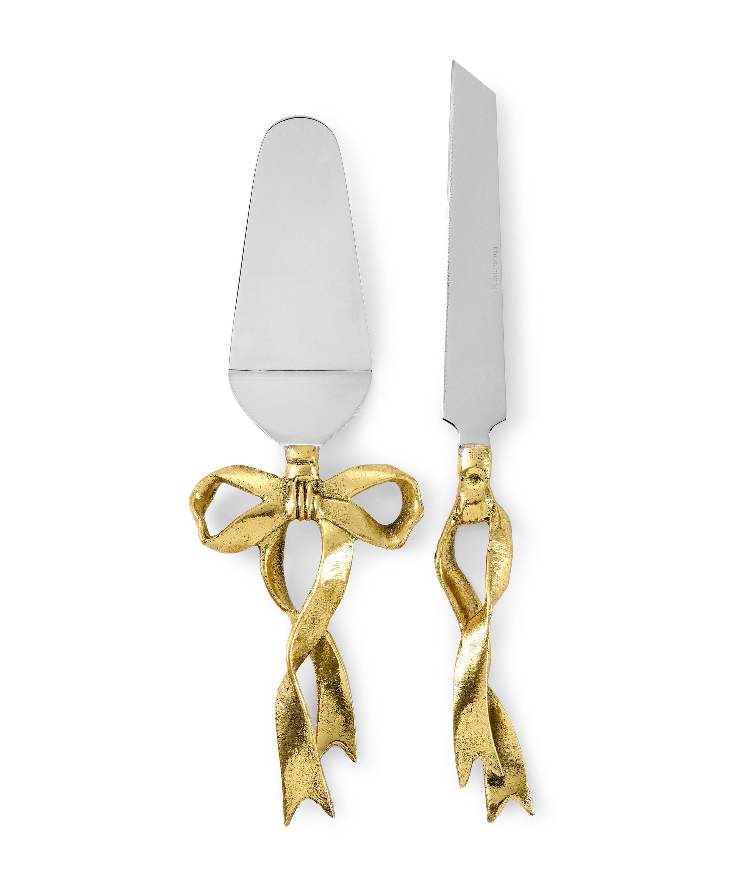 Strik Taart Set - Riley - Goud & Zilver