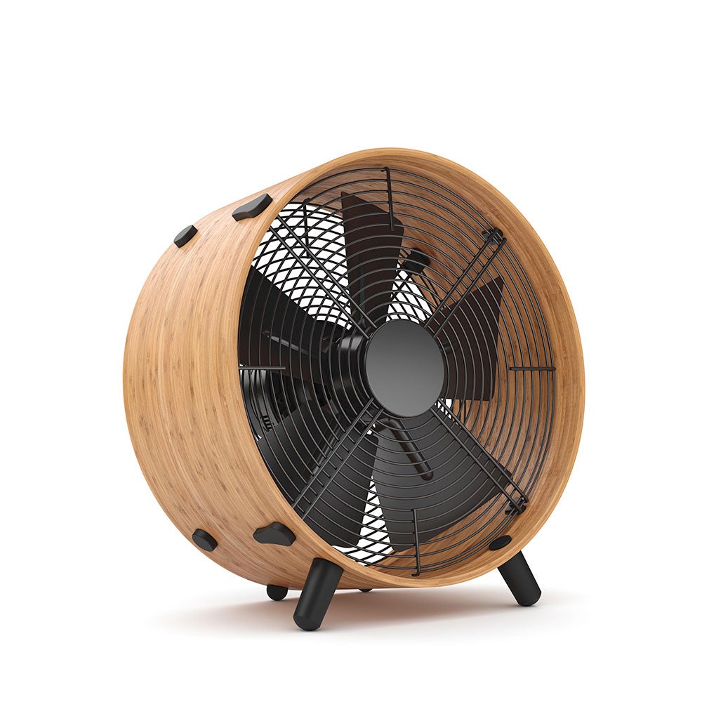 Vloerventilator - Otto Bamboe, 3 standen 45W - zwart