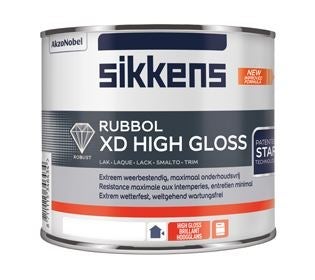 Houtlak - Rubbol XD Hoogglans 500 ml - WIT/W05