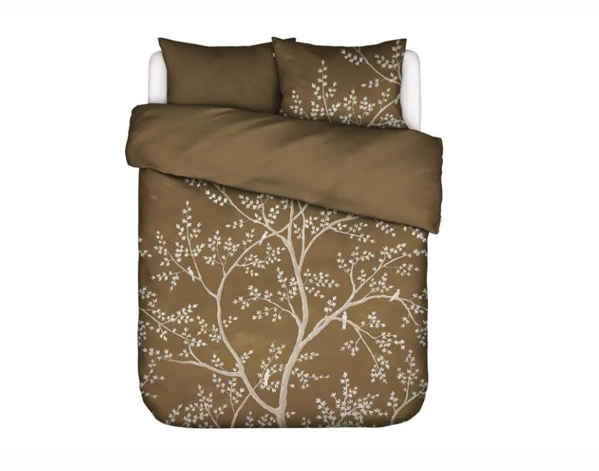 Dekbedovertrek Lucienne - Slate Brown - 240x200-220 cm