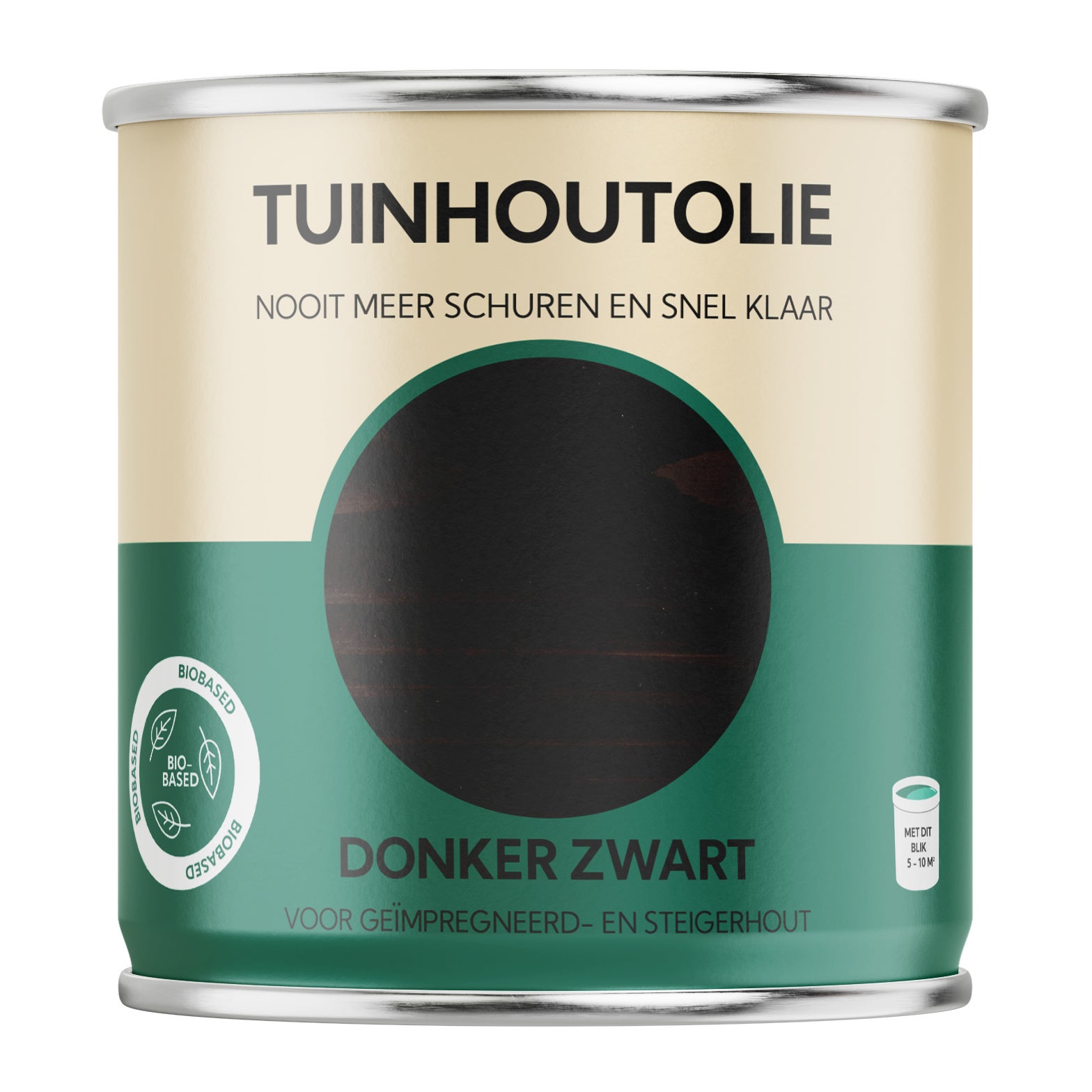 Tuinhoutolie - Donker Zwart - 750 ml.