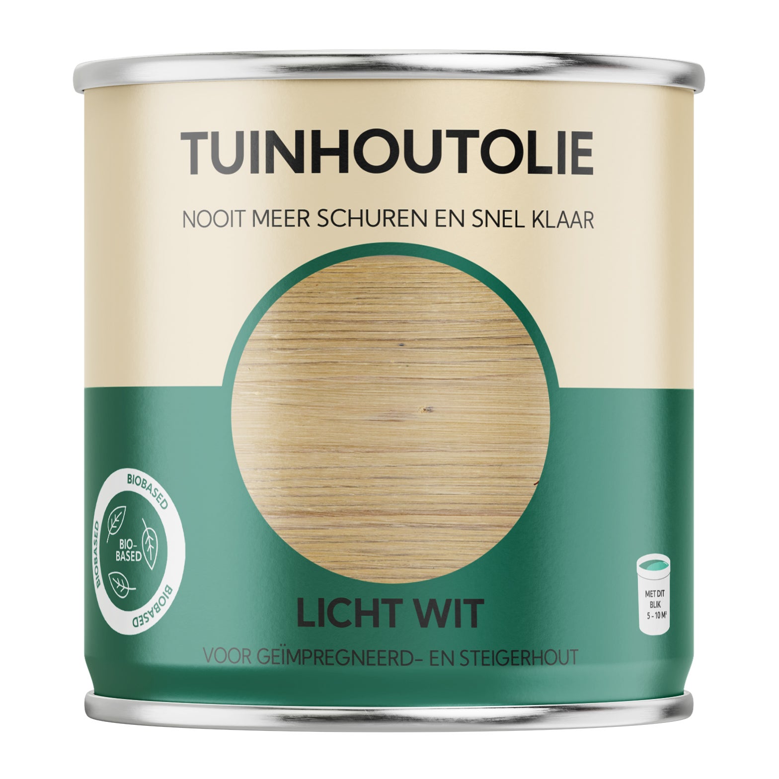 tuinhoutolie - Licht Wit - 750 ml.