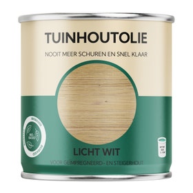 tuinhoutolie - Licht Wit - 750 ml.