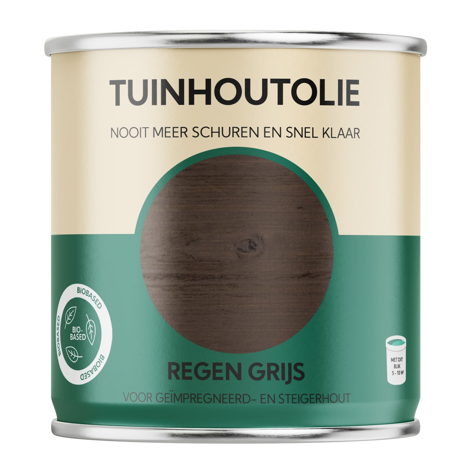 Tuinhoutolie - Regen Grijs - 750 ml.