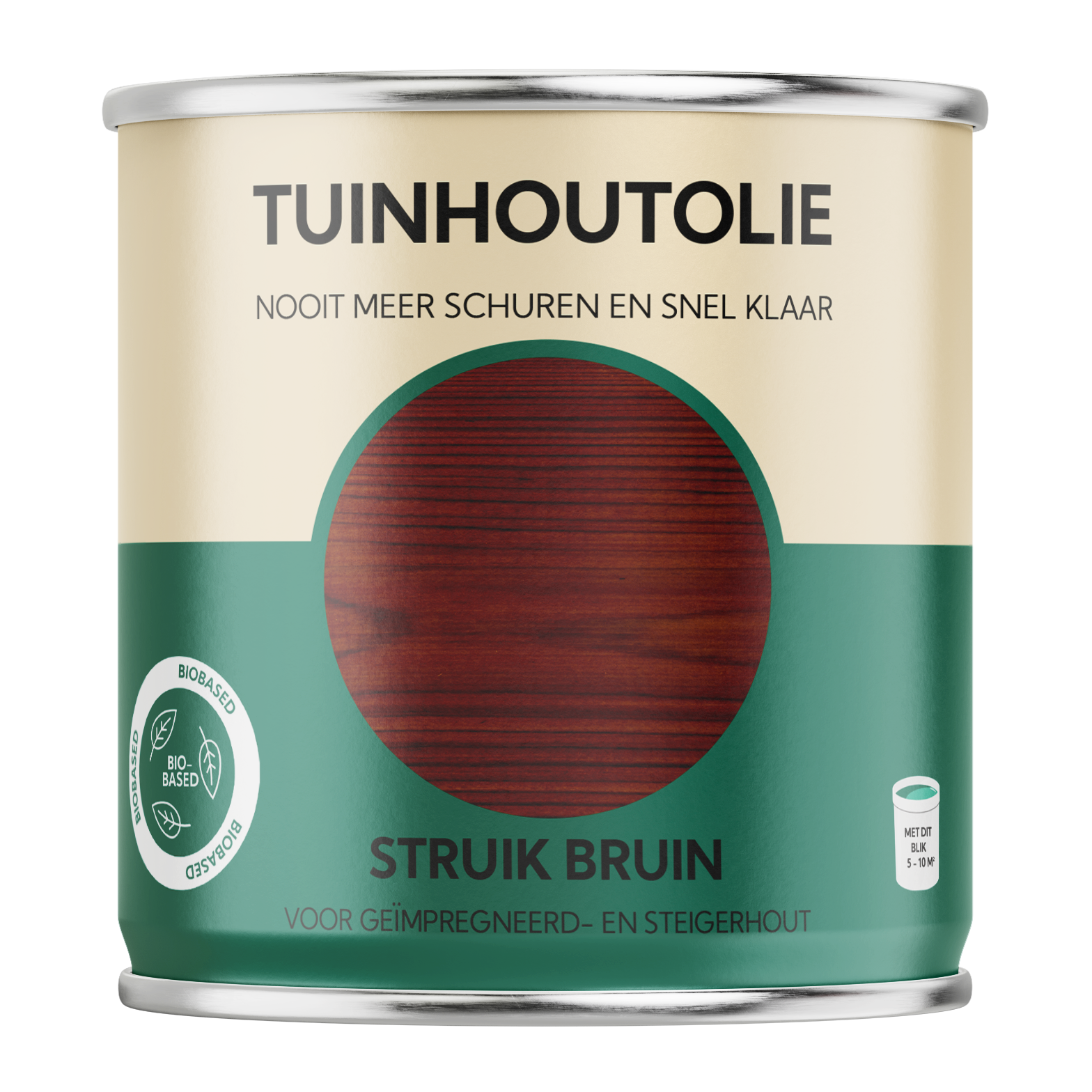 Tuinhoutolie - Struik Bruin - 750 ml.