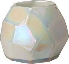 Kaarsenhouder - Graphic Luster - White