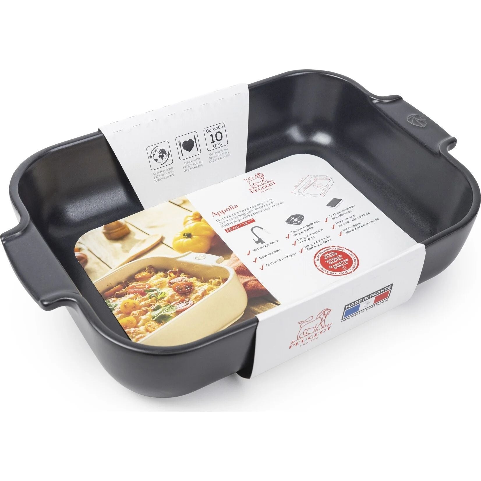 Ovenschaal - Rechthoek - 22cm - Grijs