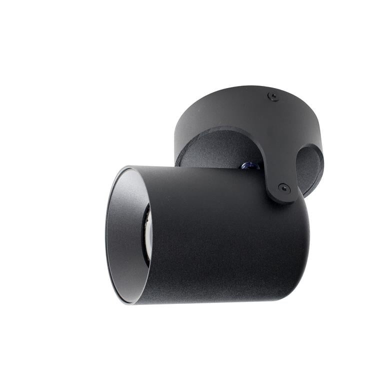 Opbouwspot Valon - zwart - 1 lichtbron