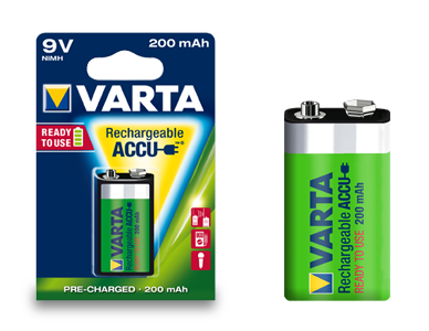 Varta blokbatterij nimh 9 v