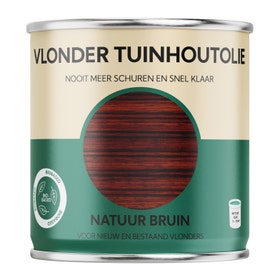 Vlonder Tuinhoutolie - Natuur Bruin - 750 ml.