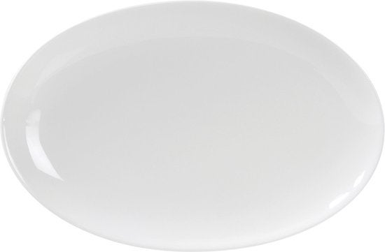 Dinerbord - Ovaal - Wit