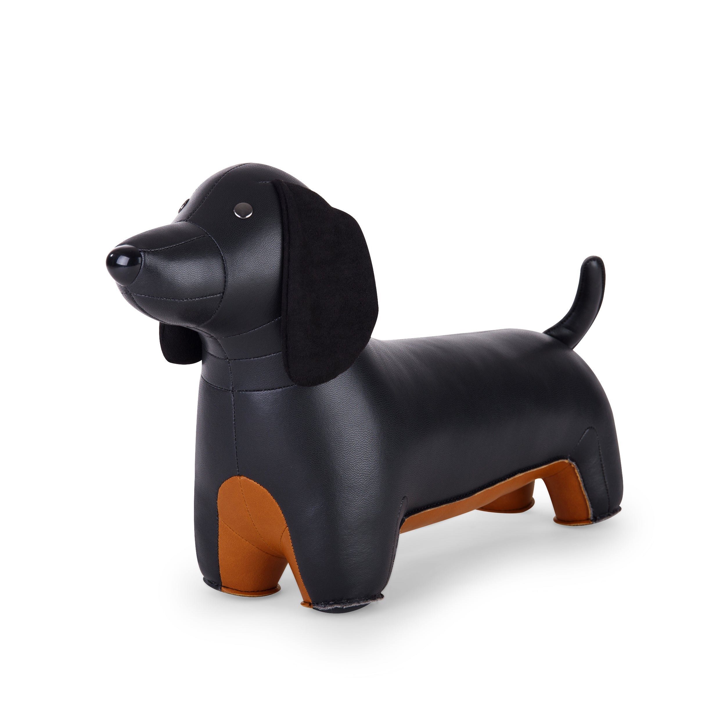 Ornament - Teckel - Zwart/bruin