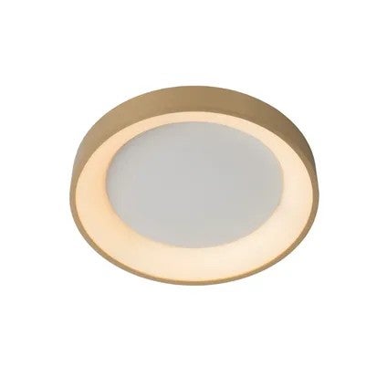 Plafonnière - Vidal Ø 28 Cm Led Dimb. 1X20W 2700K  - Mat Goud / Messing