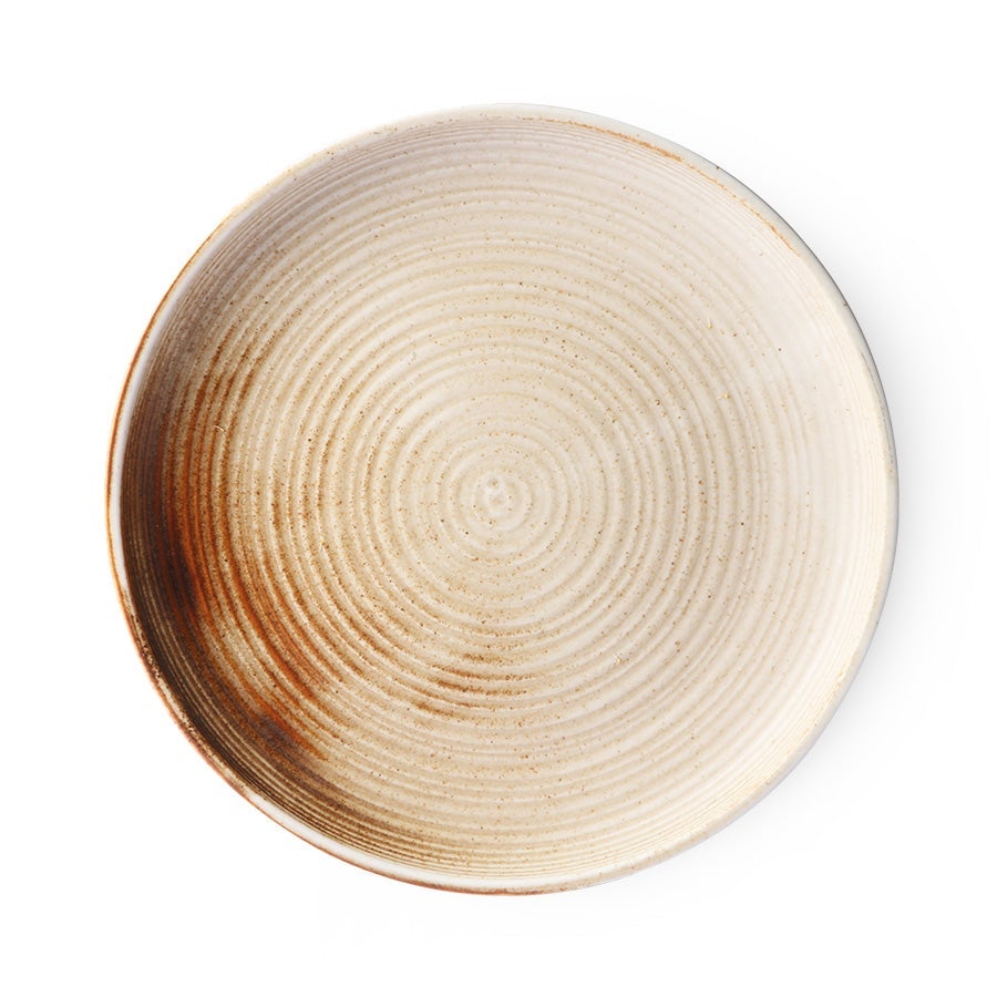 Dinerbord - Home Chef Ceramics - Rustic Cream/Brown