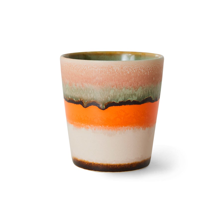 70s ceramics - Coffee mug - Burst