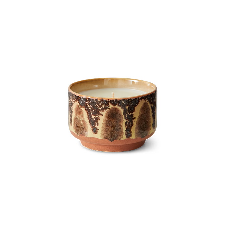 70s ceramics - Small scented candle  - Kyoto