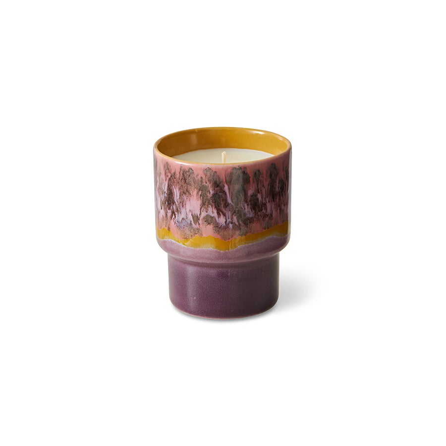 70s ceramics - Small scented candle - Cape Town