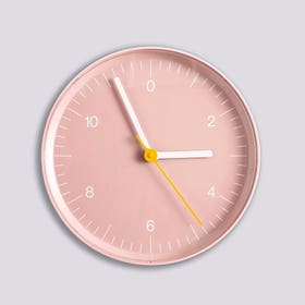 Wall Clock - Recycled - Pink