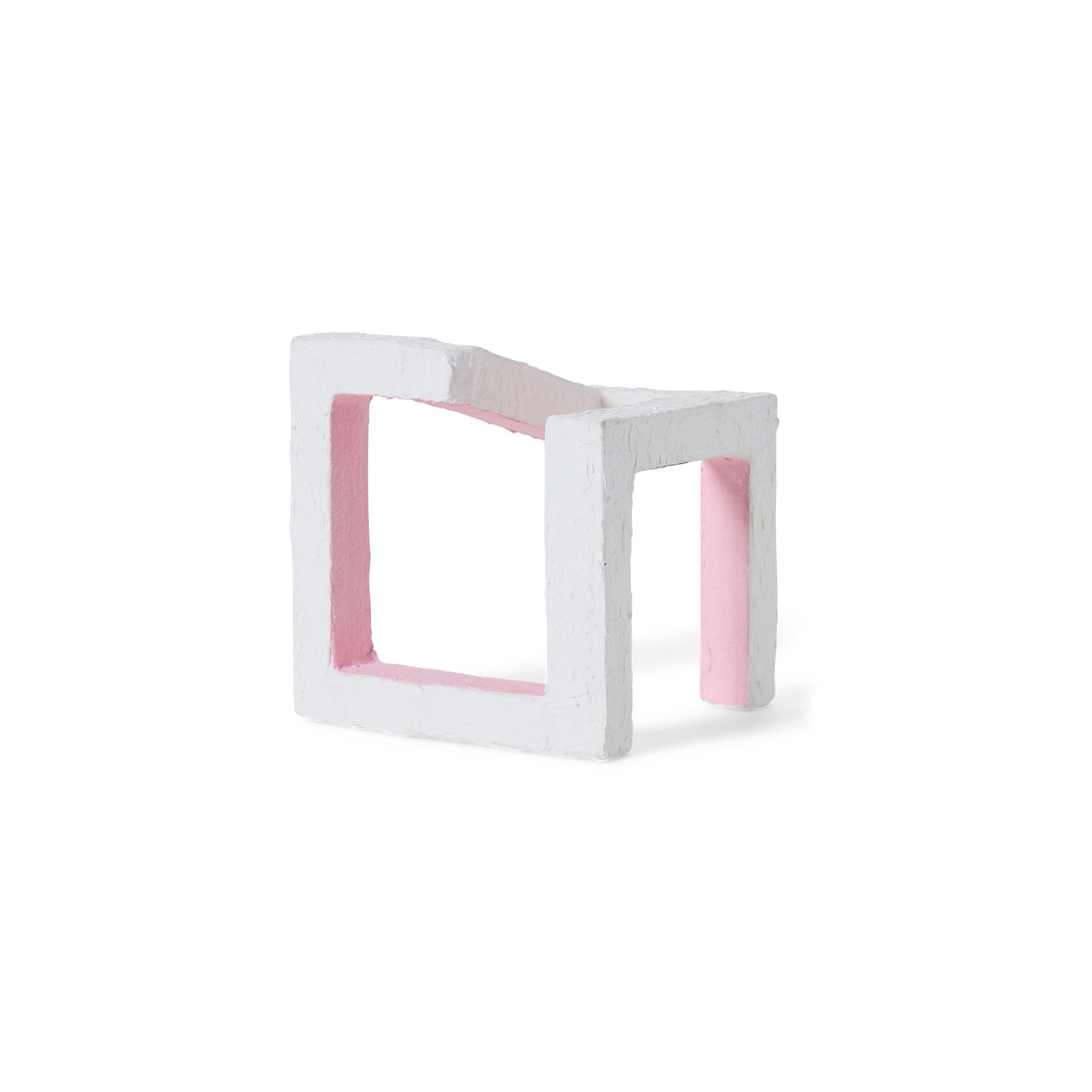 Paper object - Angular construction - Pink