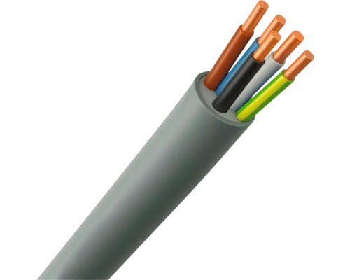 Buitenkabel - XMVK 5x2,5 mm² 10m - Grijs 