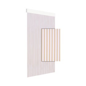 Vliegengordijn - kunstof 100x230cm - Wit