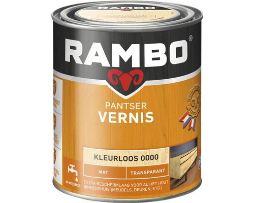 Pantser vernis - Mat - Transparant 750 ml