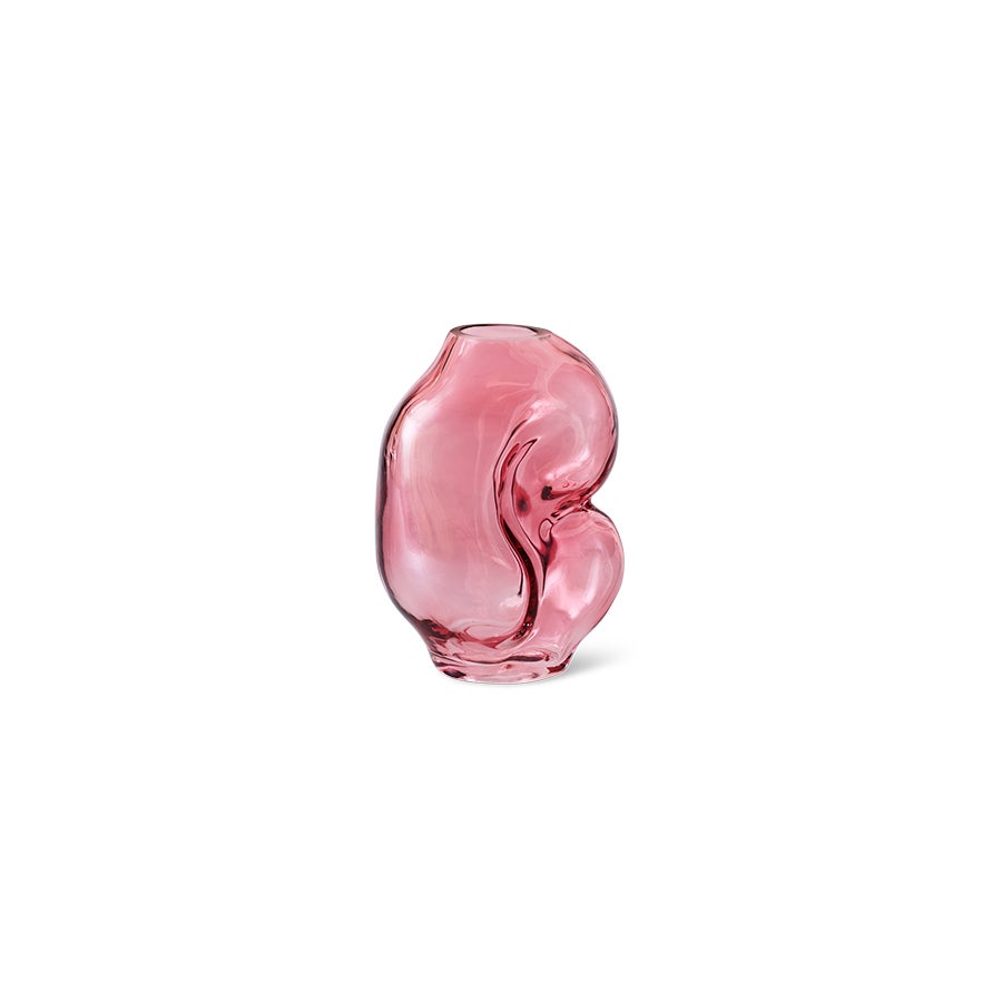 Gleam glass vase - Small - Rose