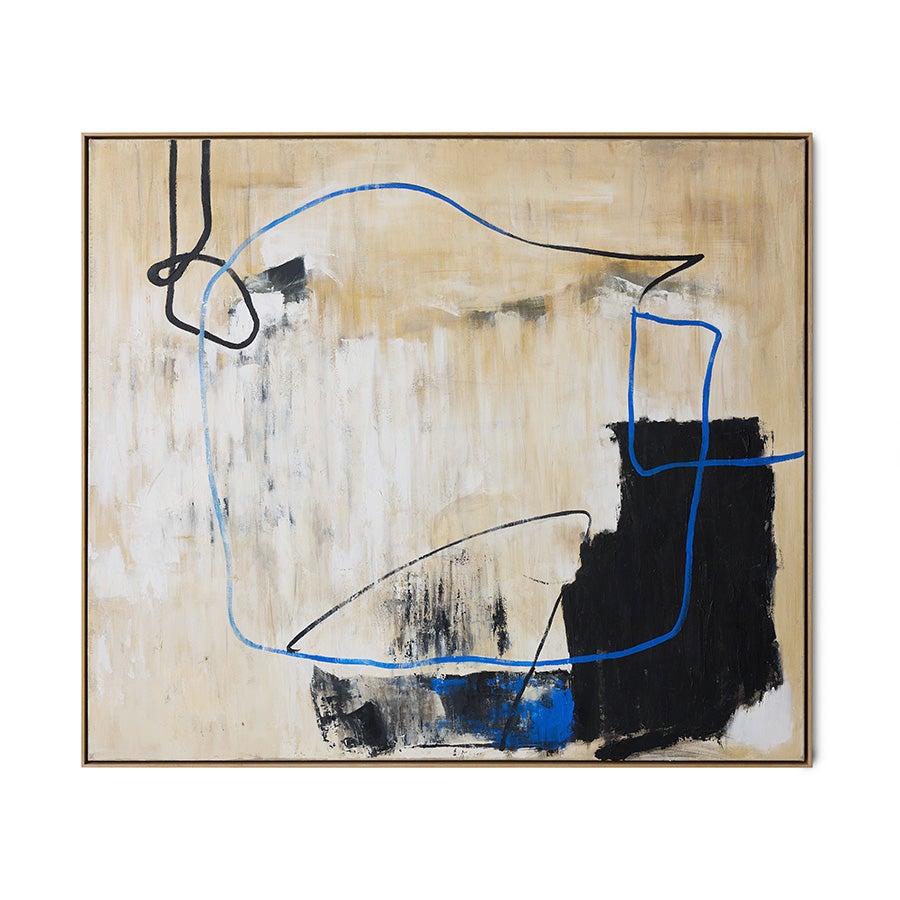 Framed artwork - Easy elan - 153x133cm