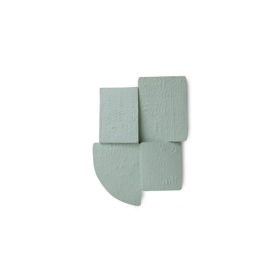 Wall sculpture - Levels - Mint