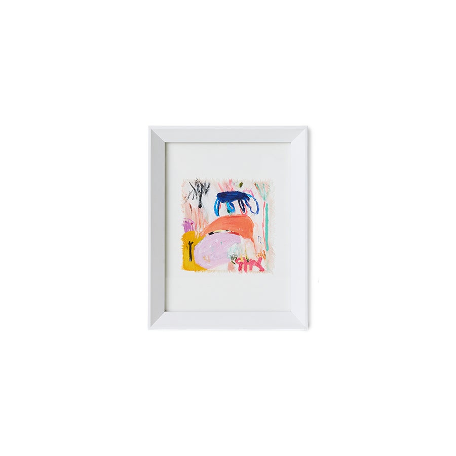 Abstract framed - Scrawls - 29,5x4,5x37,5cm