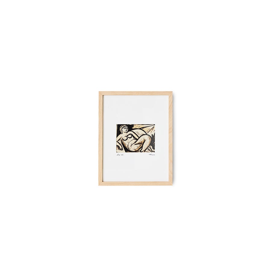 Framed artwork - Suns out - 29x37cm