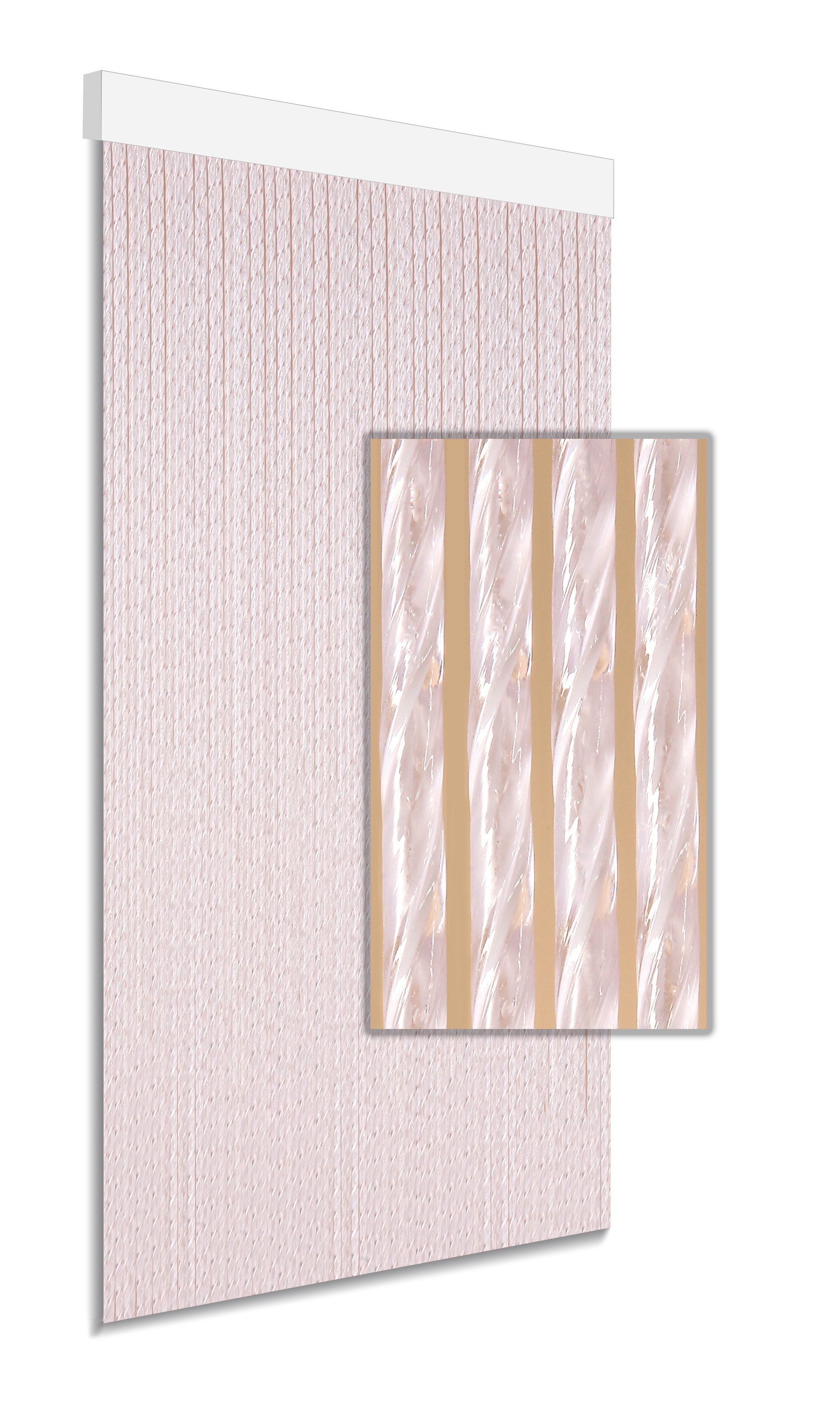 Degor deurgordijn Tinca Wit 90x210