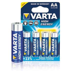 Varta high energy 04906 alkaline batterij penlite aa 4 stuks
