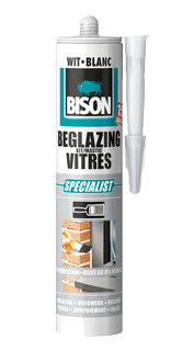 Beglazingskit - wit 290ml