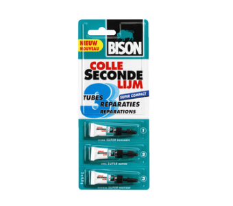 Secondelijm super compact 3 x 0,8 g