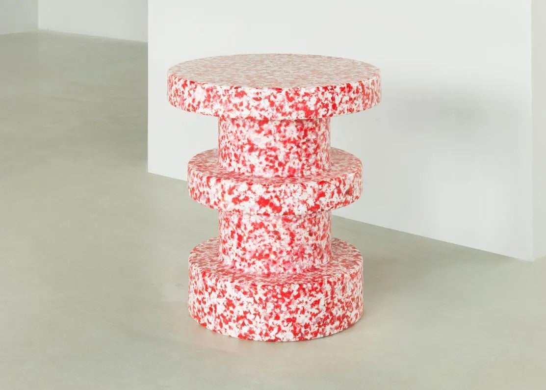 Bijzettafel - Bit Stool Stack - Red