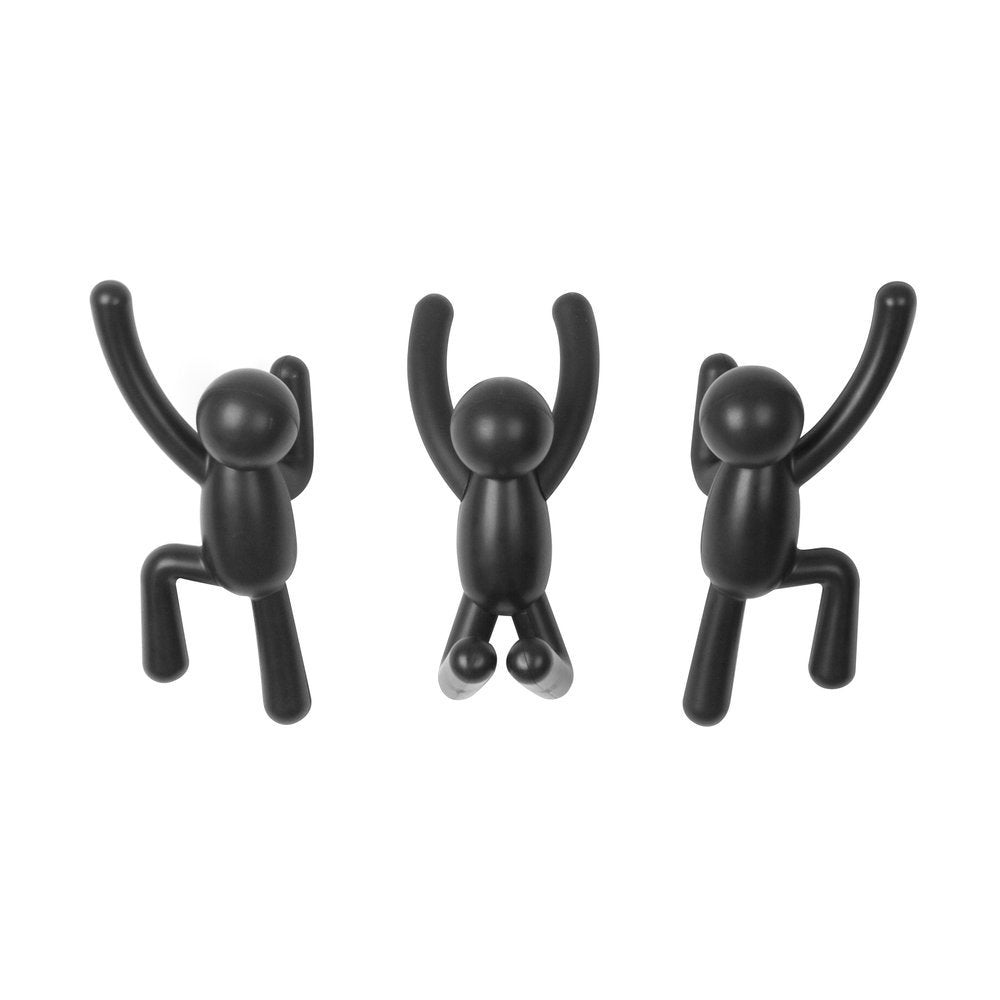 Kapstok BUDDY HOOK (3) BLACK