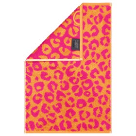 Gastendoekje - Two-Tone Leo gemustert 30x50cm - Pink