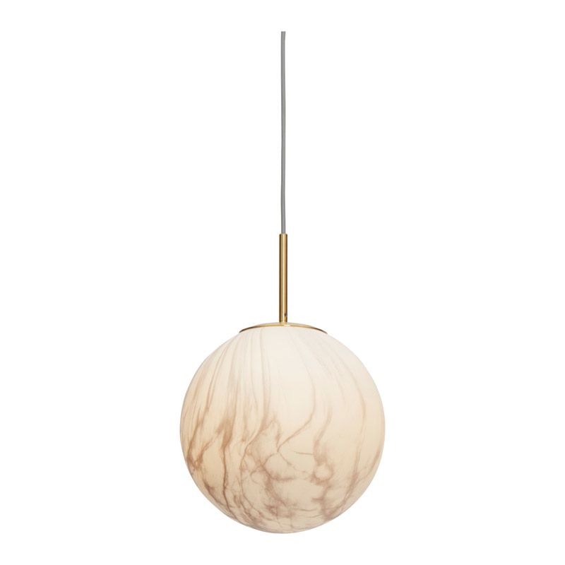 Hanglamp - Carrara L marmer - Goud/Wit