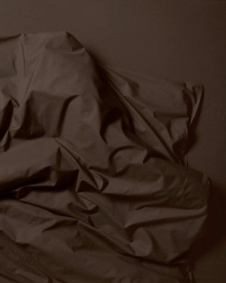 Dekbedovertrek - Katoen - Coffee Brown 140x220 cm