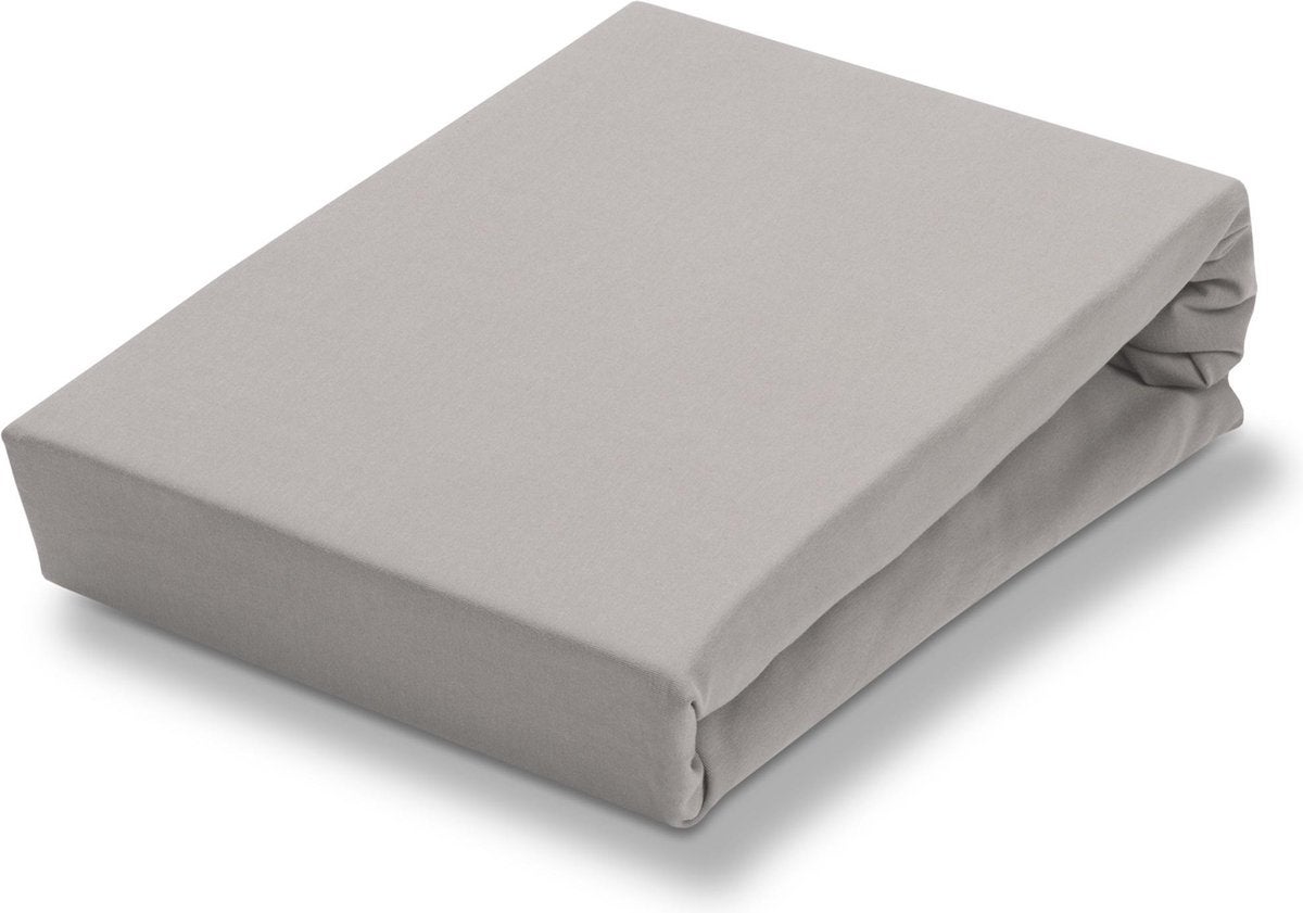 Hoeslaken - Jersey Supreme 180-200 x 200-220 - Cool grey