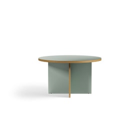 Dining table - Pale green round - 130cm