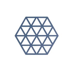 Onderzetter - Triangles - Blauw